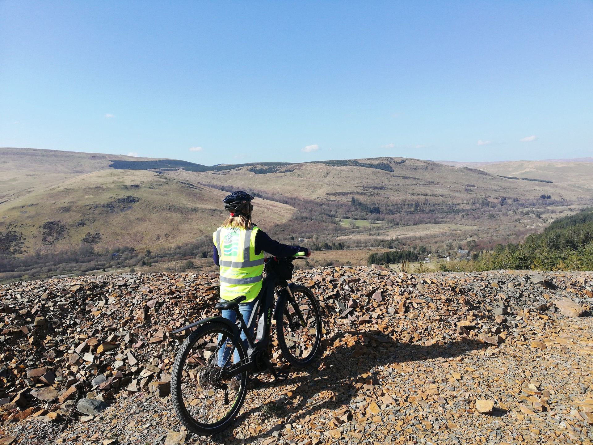 Looking Over Ettrick From Gamescleuch Forest Road